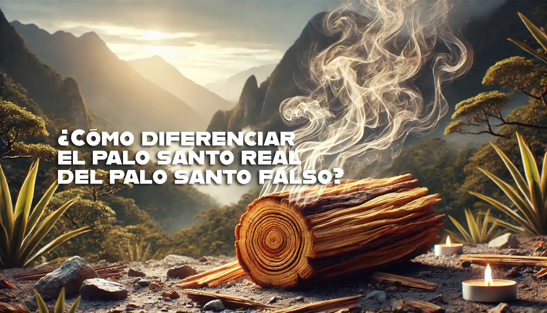 ¿Cómo diferenciar el palo santo real del palo santo falso?